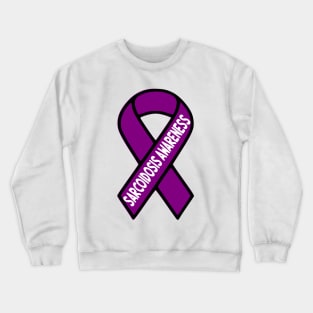 Sarcoidosis Awareness/Ribbon Crewneck Sweatshirt